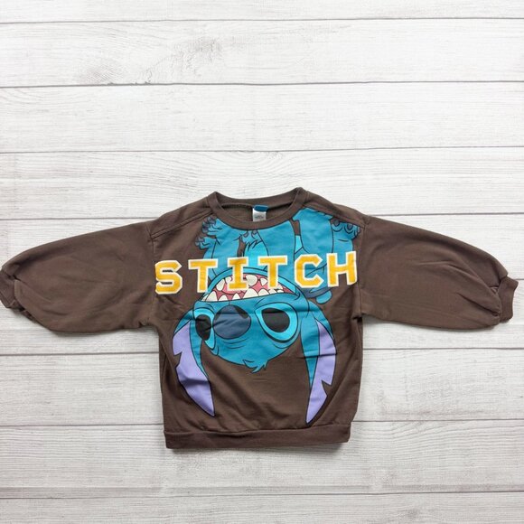 Disney Other - Disney Lilo & Stitch Kids Sweatshirt Stitch Graphic Pullover 4